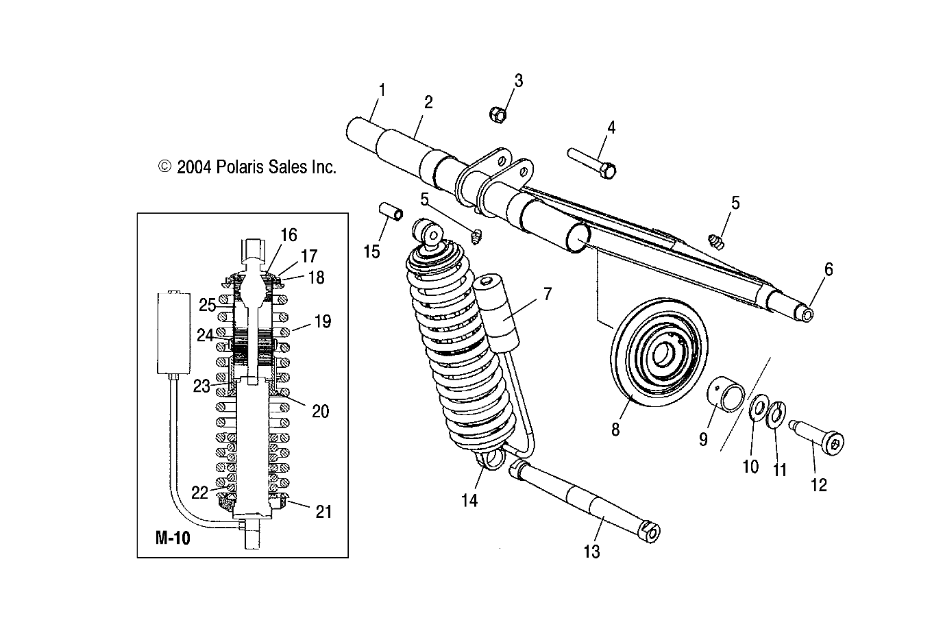 REAR TORQUE ARM (M-10) - S05ND4BS (4992649264C02)