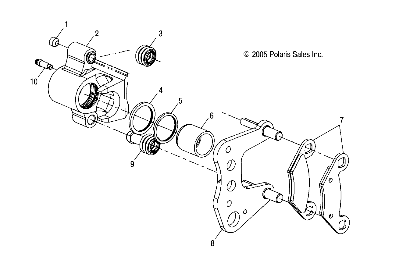 FRONT BRAKE - A05CB32AA (4999206649920664B04)