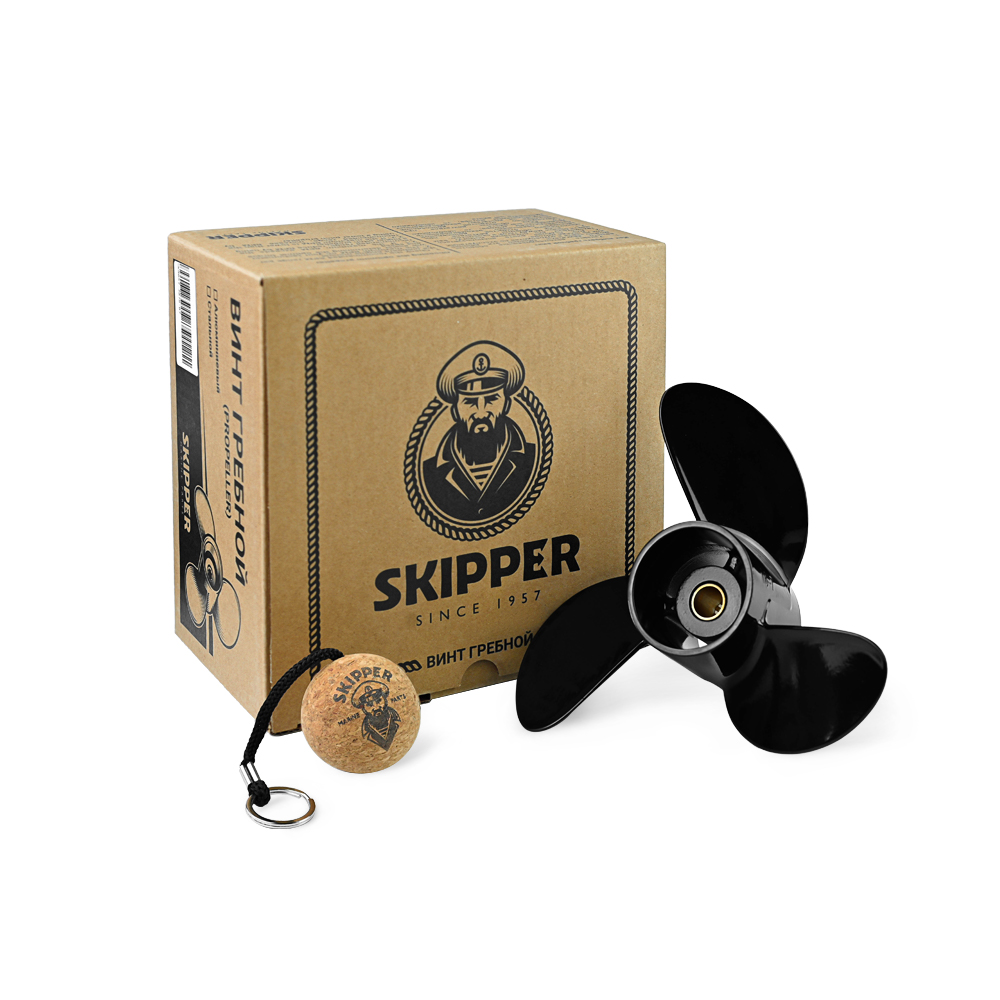 Винт гребной алюминиевый Skipper для Mercury 4-6 3x7.8"x9" SK9057-3078-09