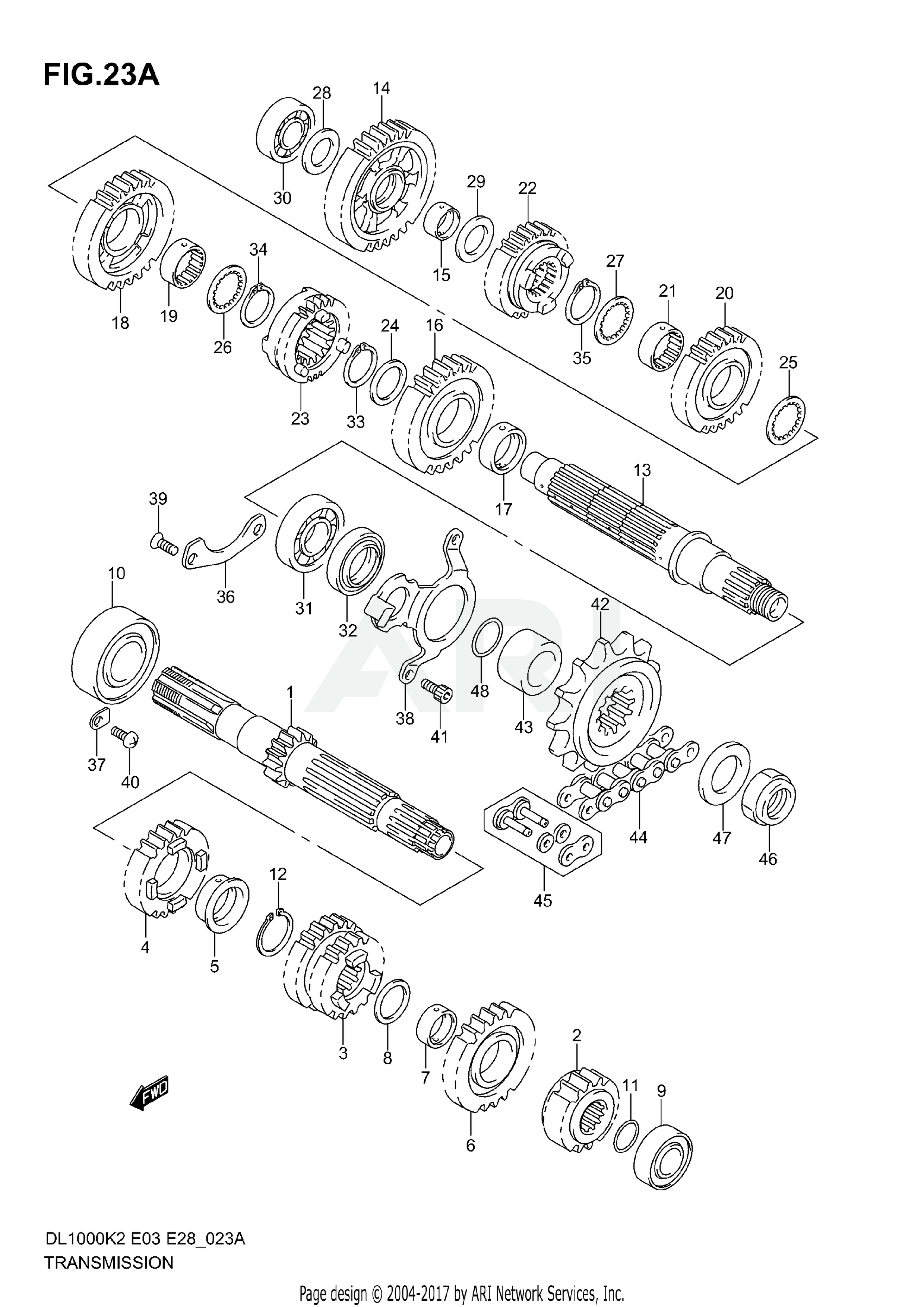 TRANSMISSION (MODEL K4/K5/K6)