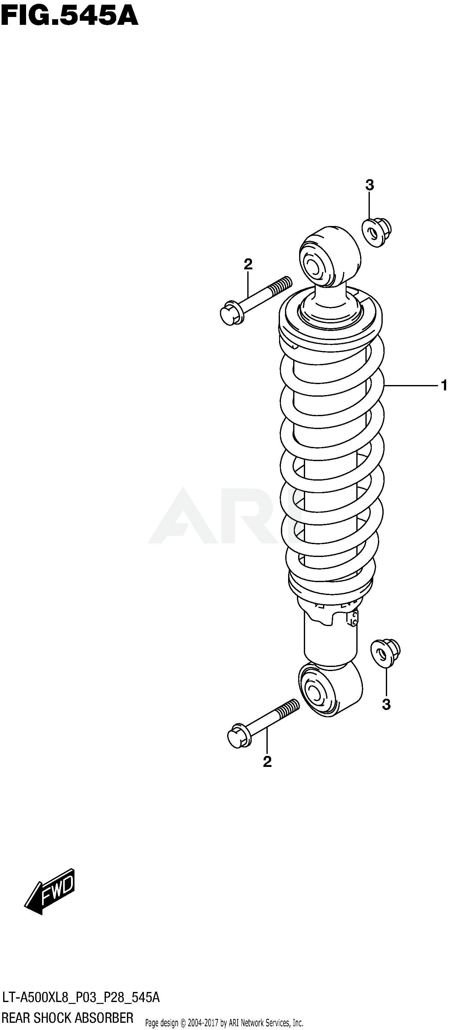 REAR SHOCK ABSORBER