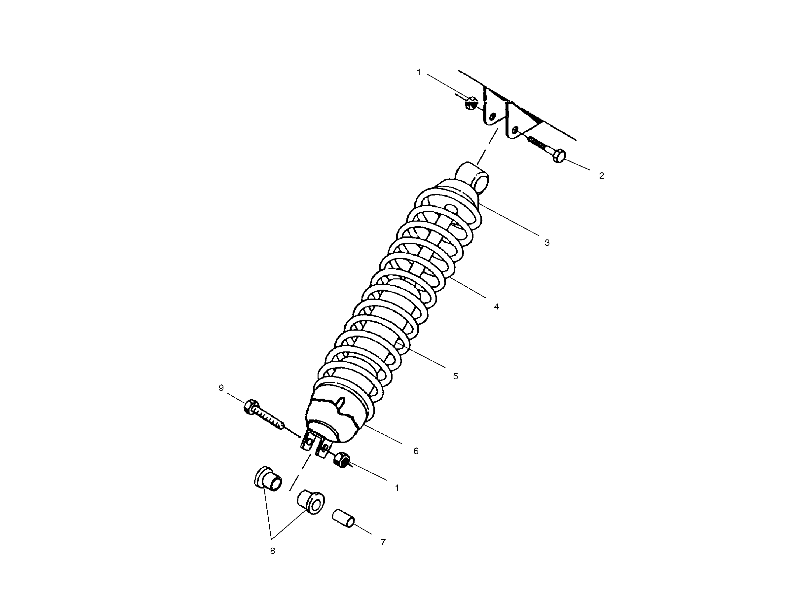 SHOCK MOUNTING - A02CD50AA/AB/FB (4970197019D04)