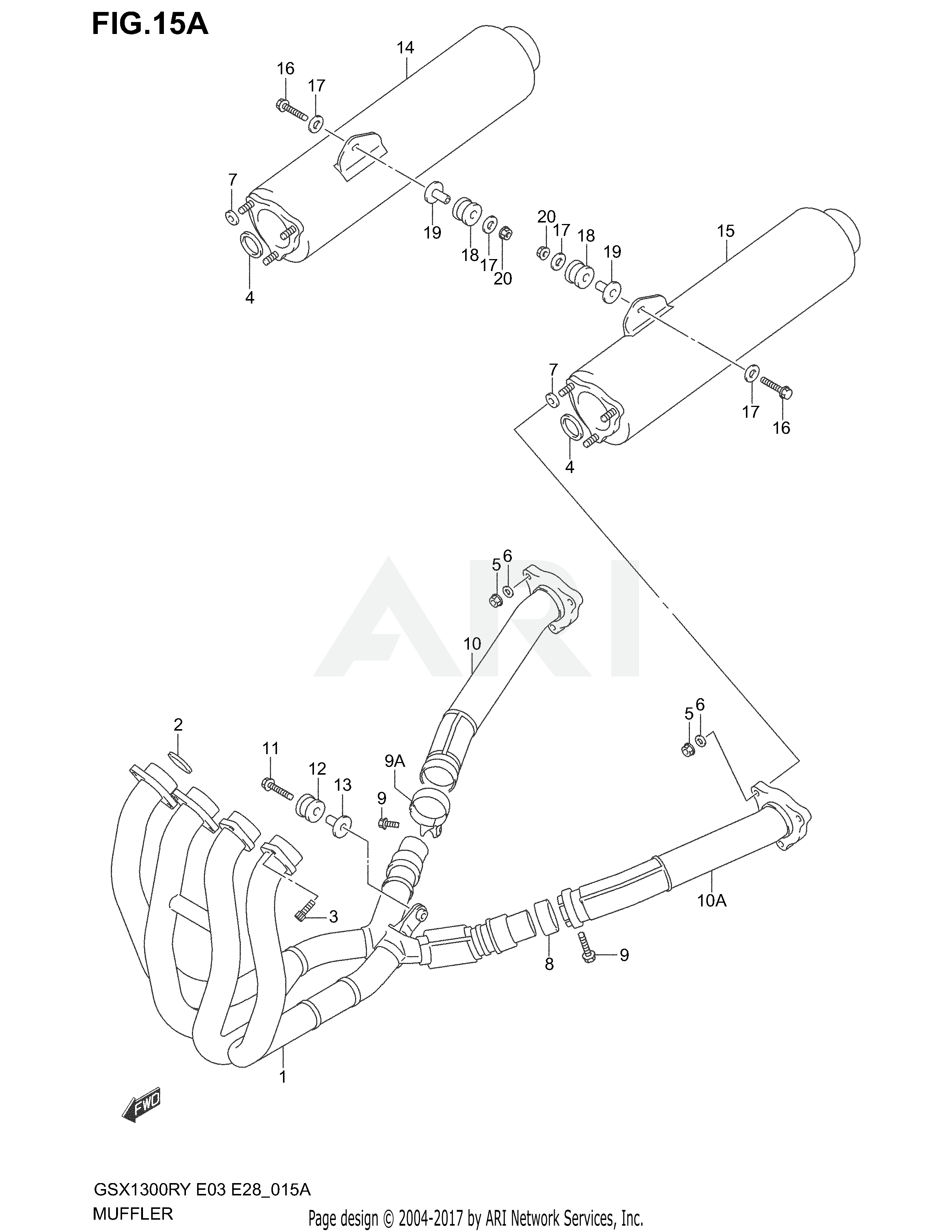 MUFFLER (MODEL K2/K3)