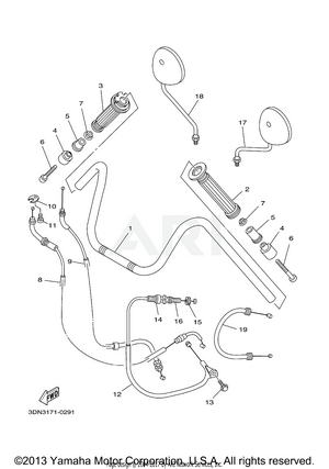 STEERING HANDLE CABLE