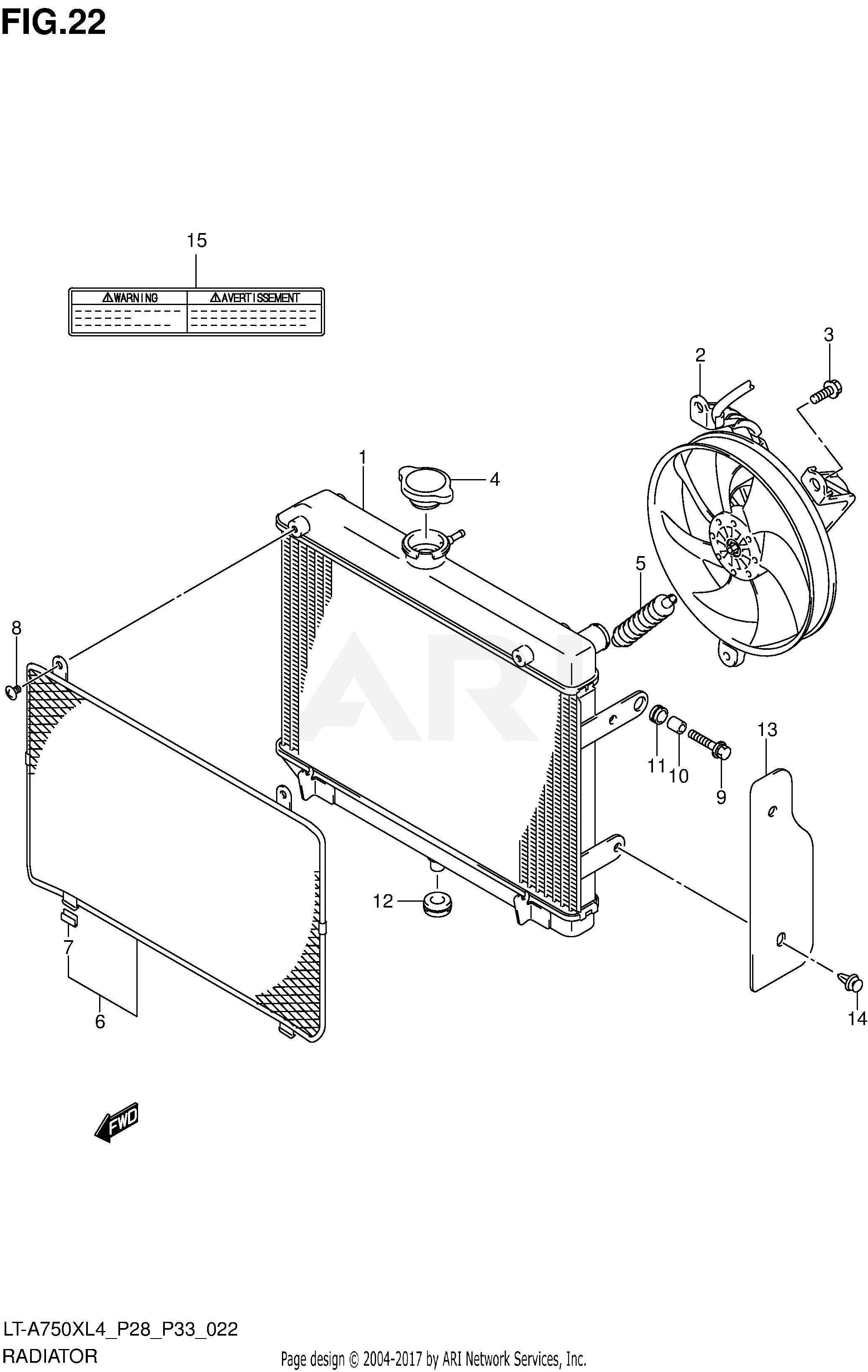 RADIATOR (LT-A750XZL4 P28)