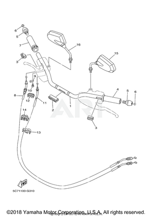 STEERING HANDLE CABLE