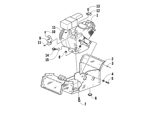 ENGINE AND RELATED PARTS