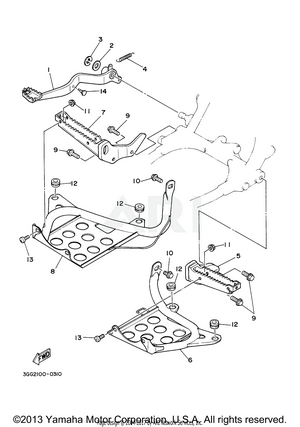 STAND FOOTREST