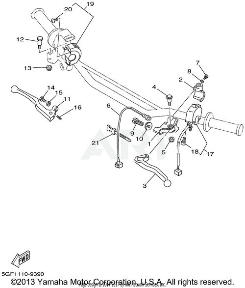 HANDLE SWITCH LEVER