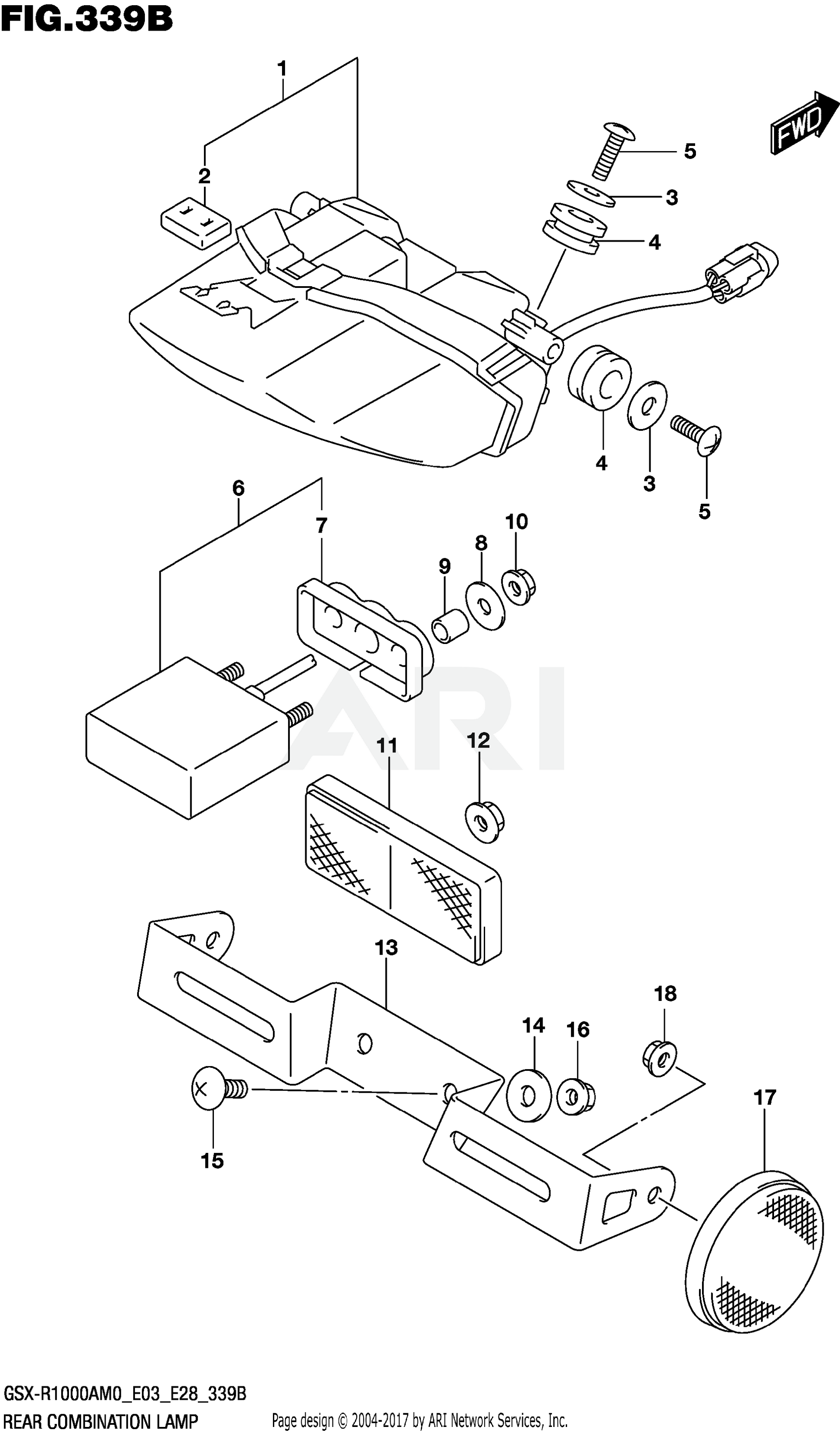 REAR COMBINATION LAMP