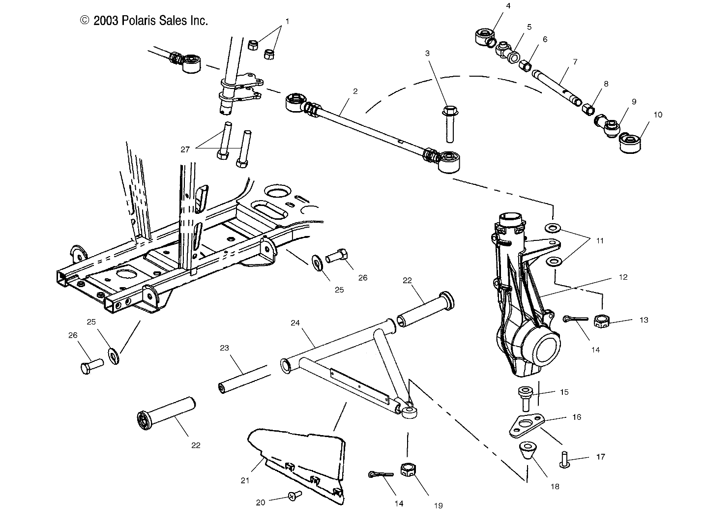 A-ARM/STRUT MOUNTING - A03CD50FB (4987438743B06)