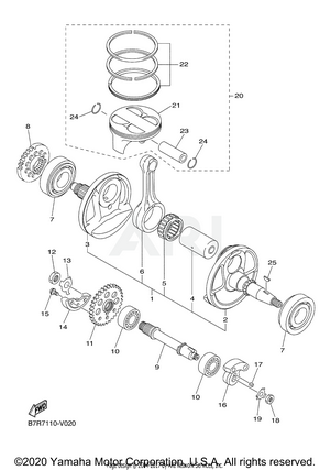 CRANKSHAFT PISTON