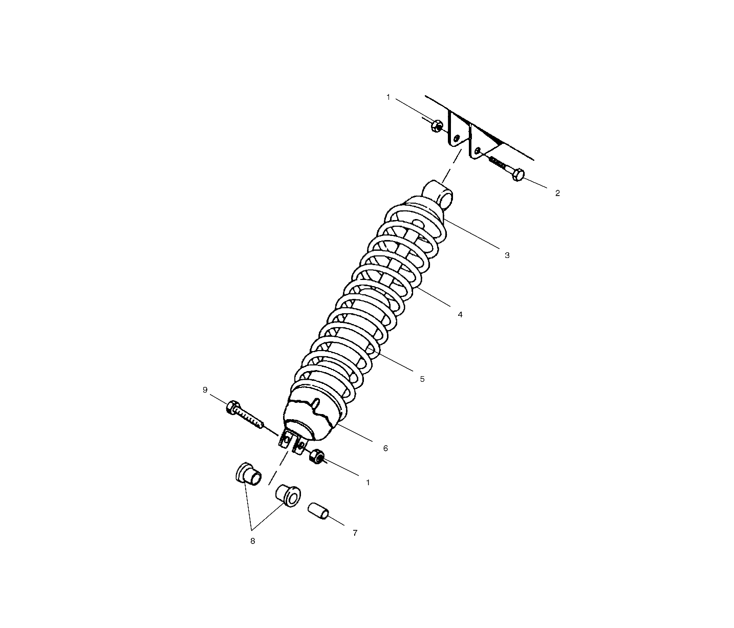 SHOCK MOUNTING - A02CB32AA/AB/FC (4970107010C10)