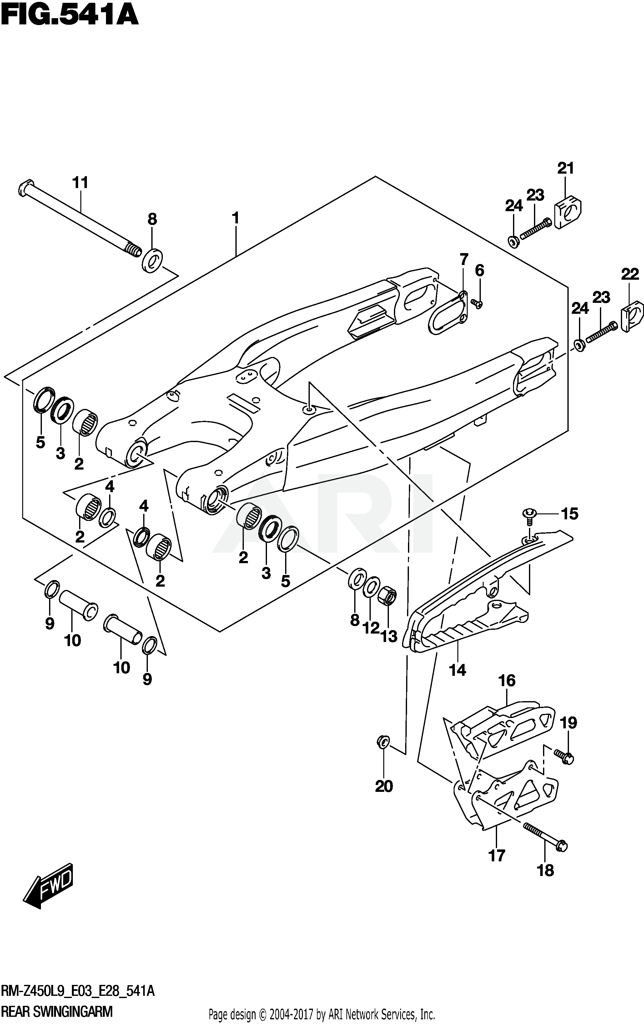 REAR SWINGINGARM