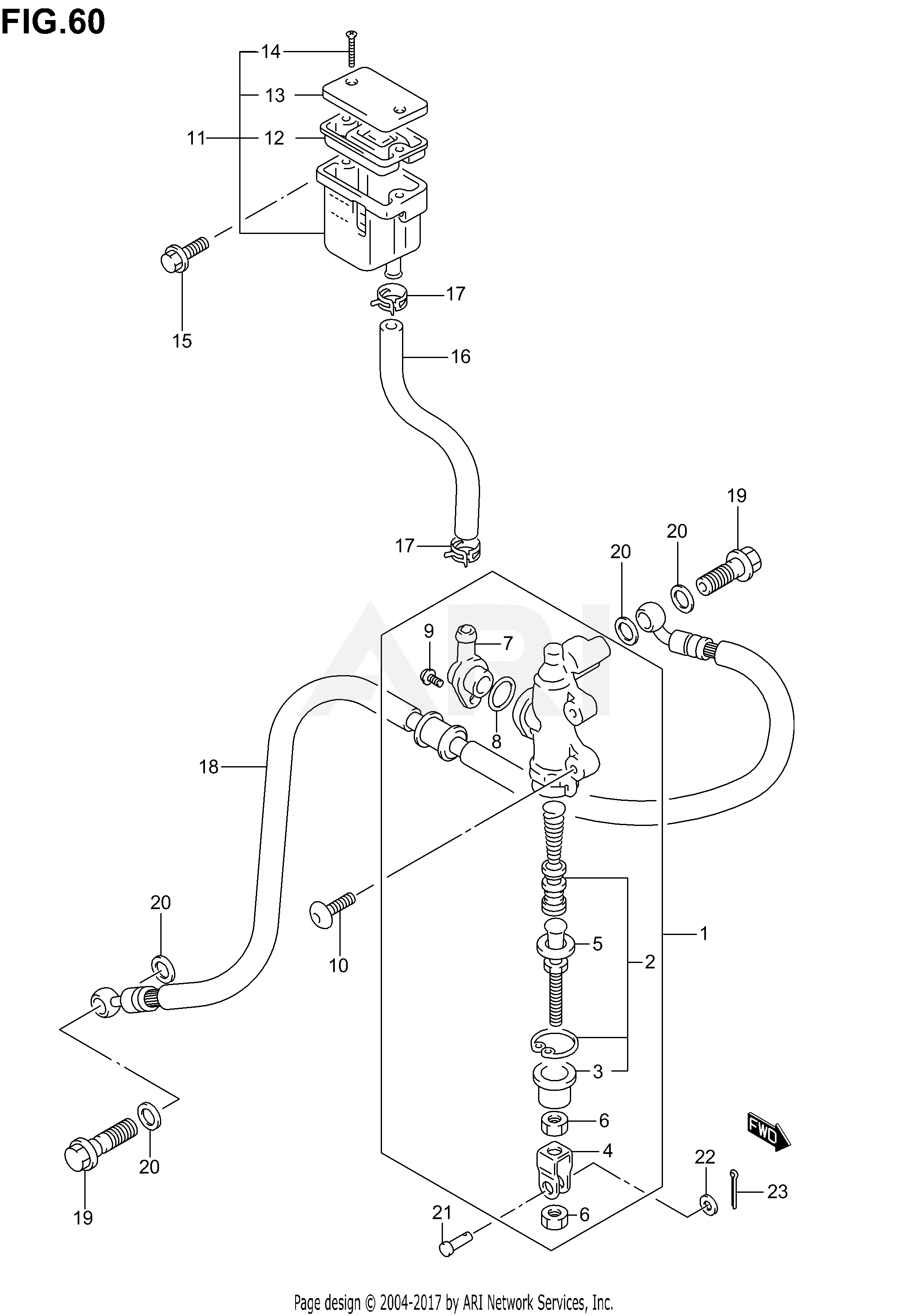 REAR MASTER CYLINDER