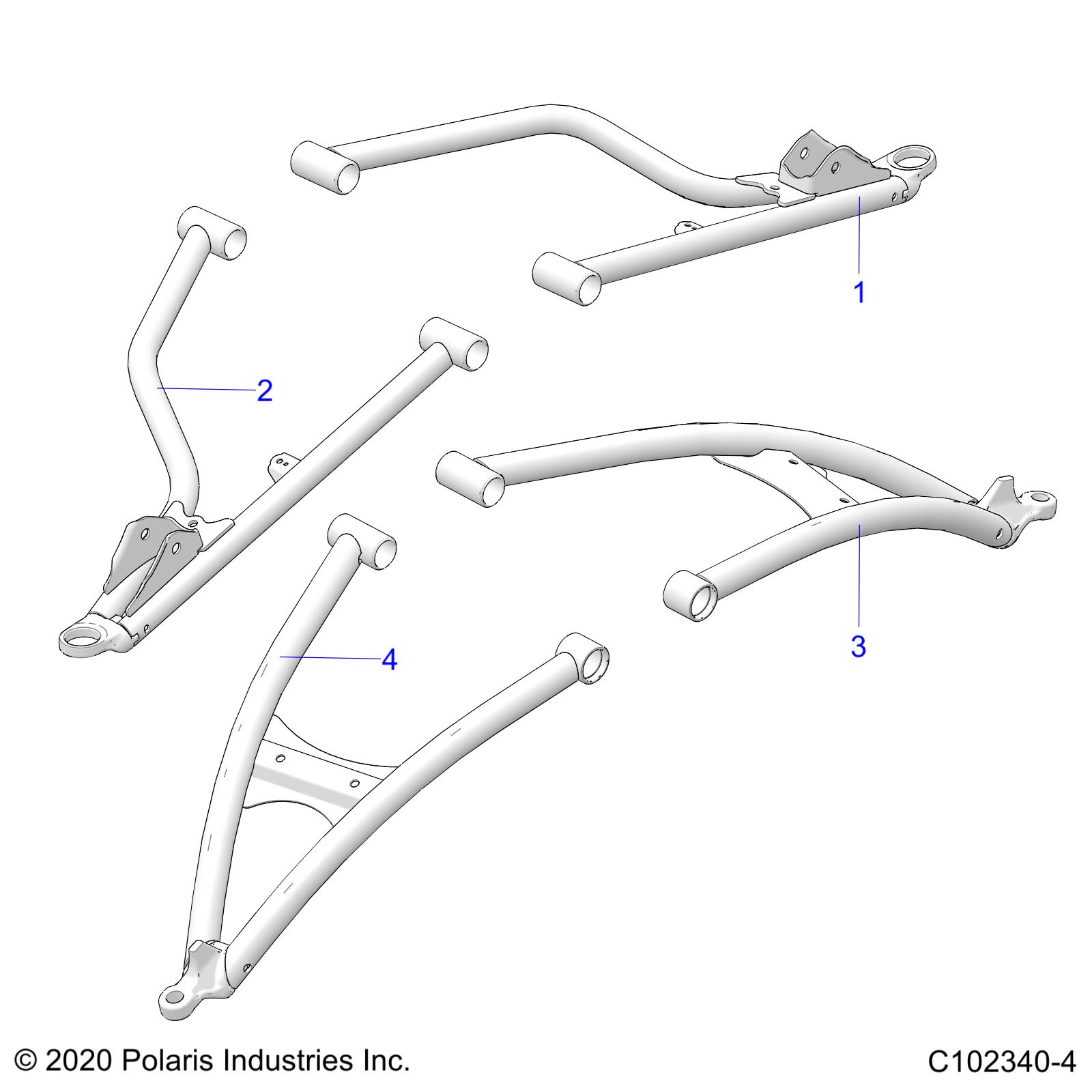 SUSPENSION, FRONT A-ARMS - A20SGE95AK (C101478)