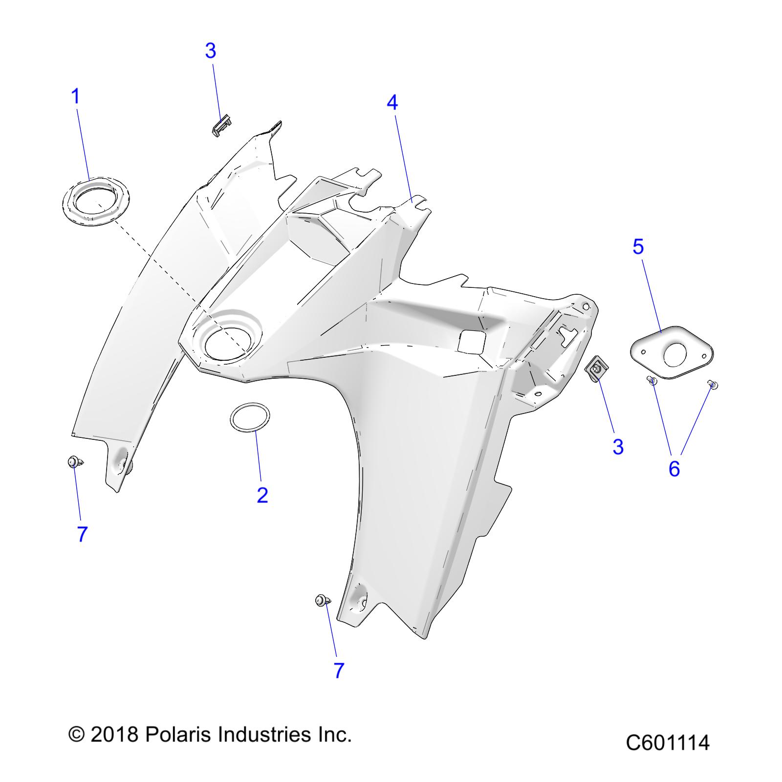 BODY, CONSOLE - S20CBA6GSL (C601114)