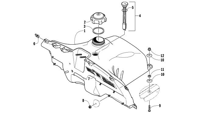 GAS TANK ASSEMBLY