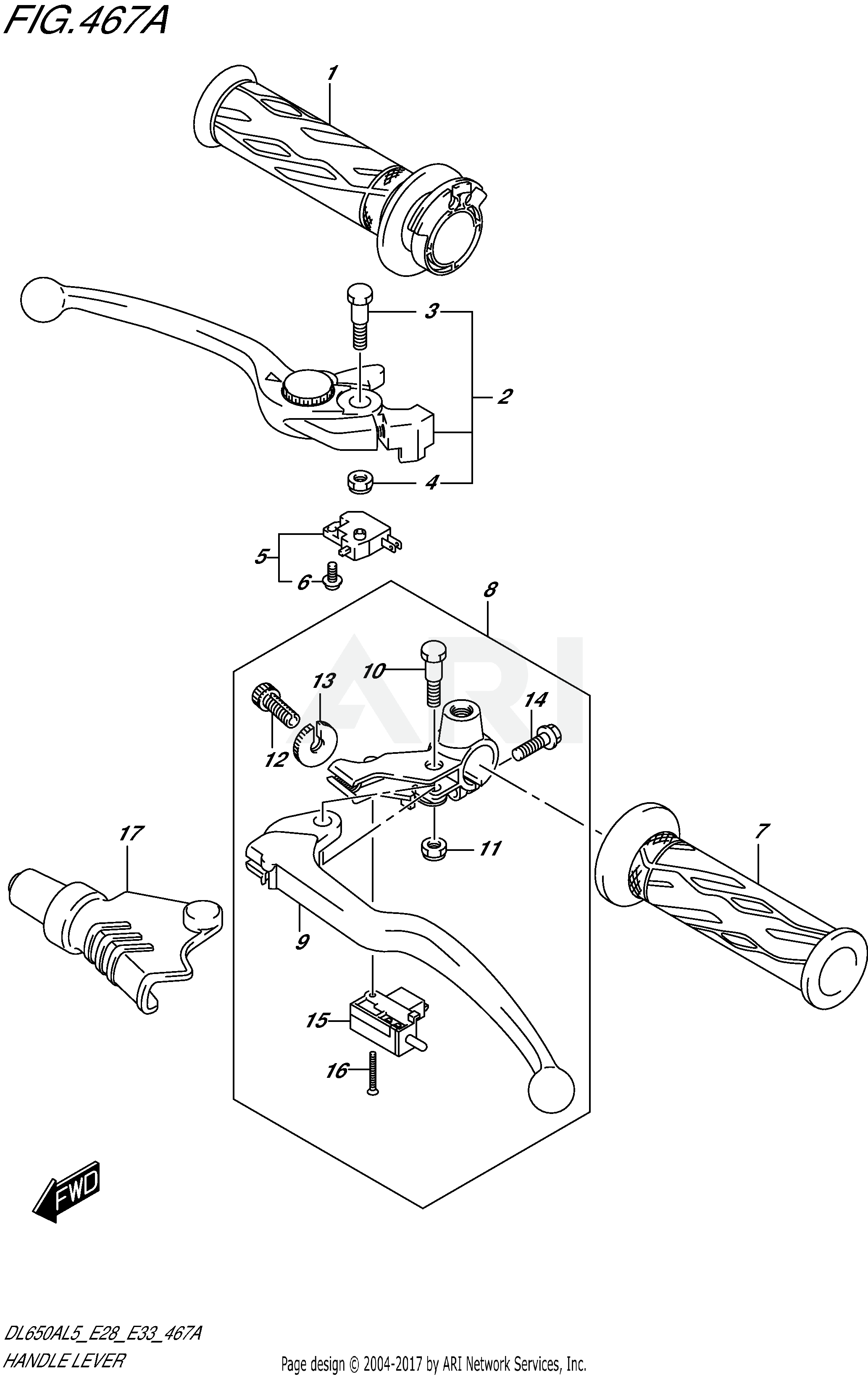 HANDLE LEVER