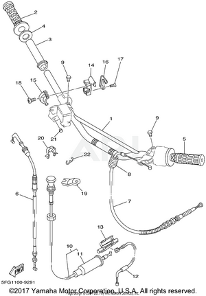 STEERING HANDLE CABLE