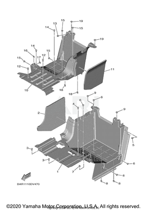 STAND FOOTREST 2