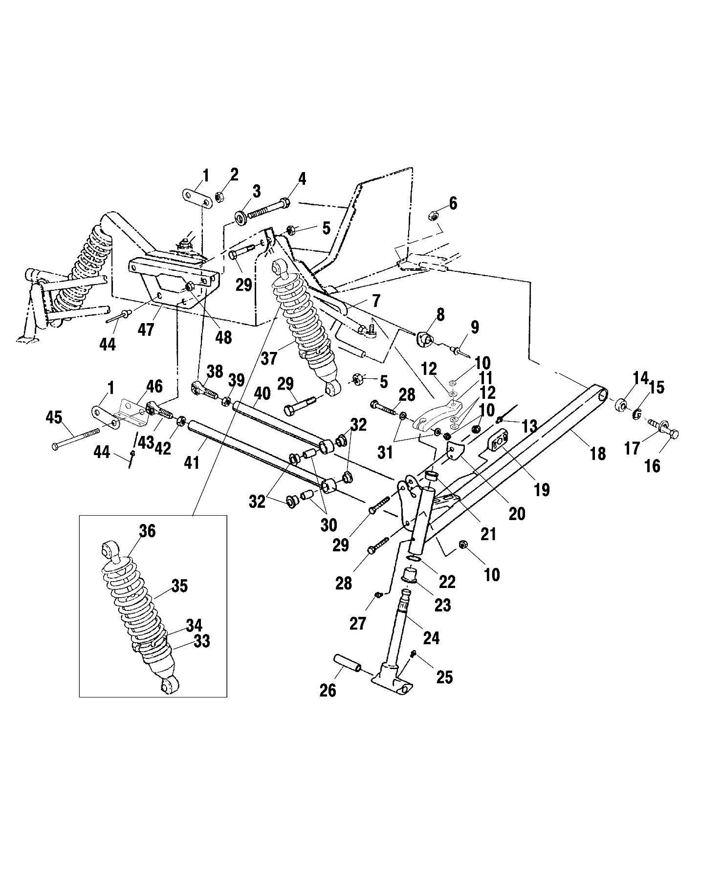 FRONT SUSPENSION - S01SD7AS (4960586058A013)