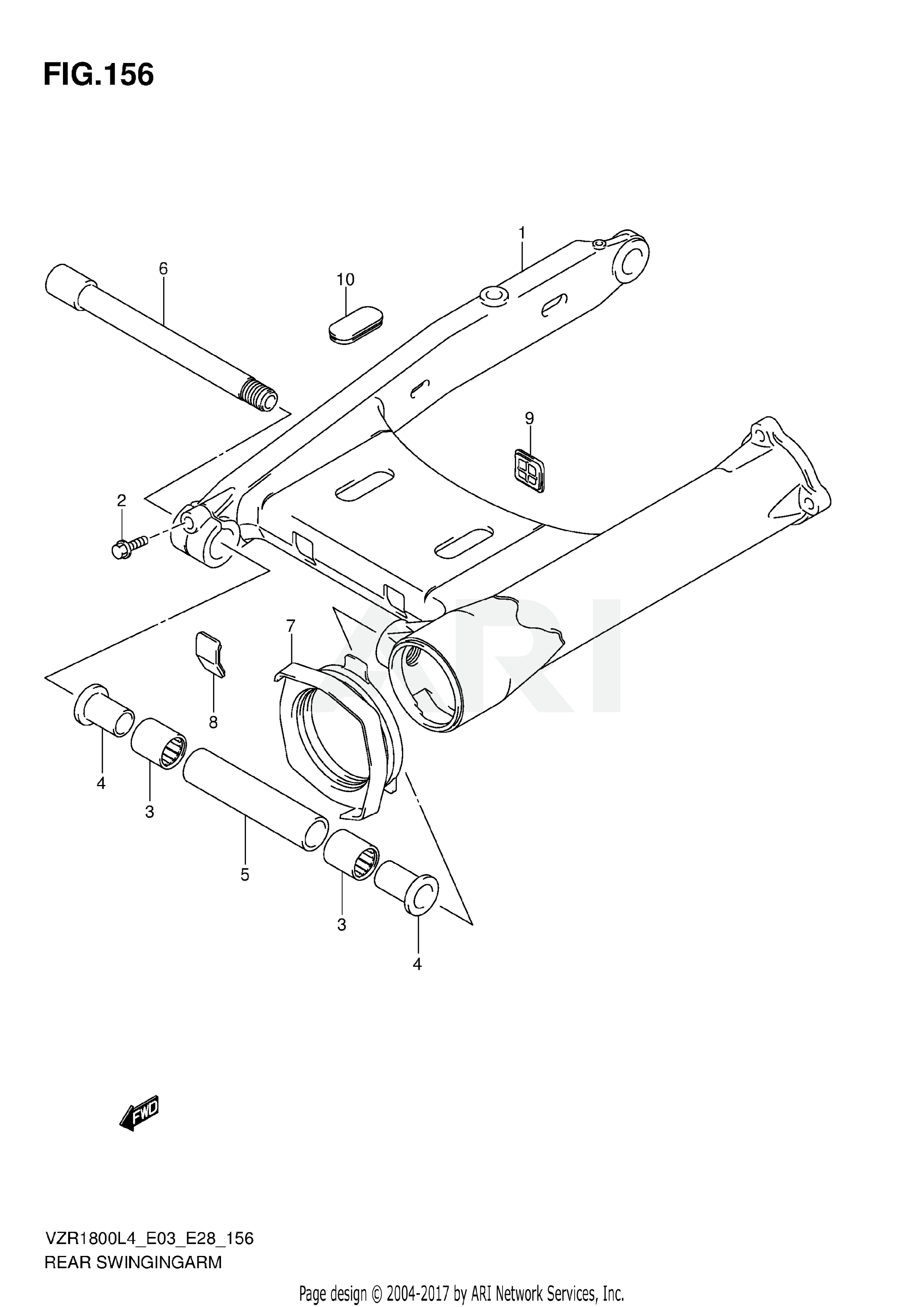 REAR SWINGINGARM