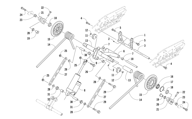 REAR SUSPENSION REAR ARM ASSEMBLY