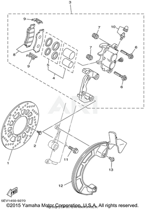 FRONT BRAKE CALIPER