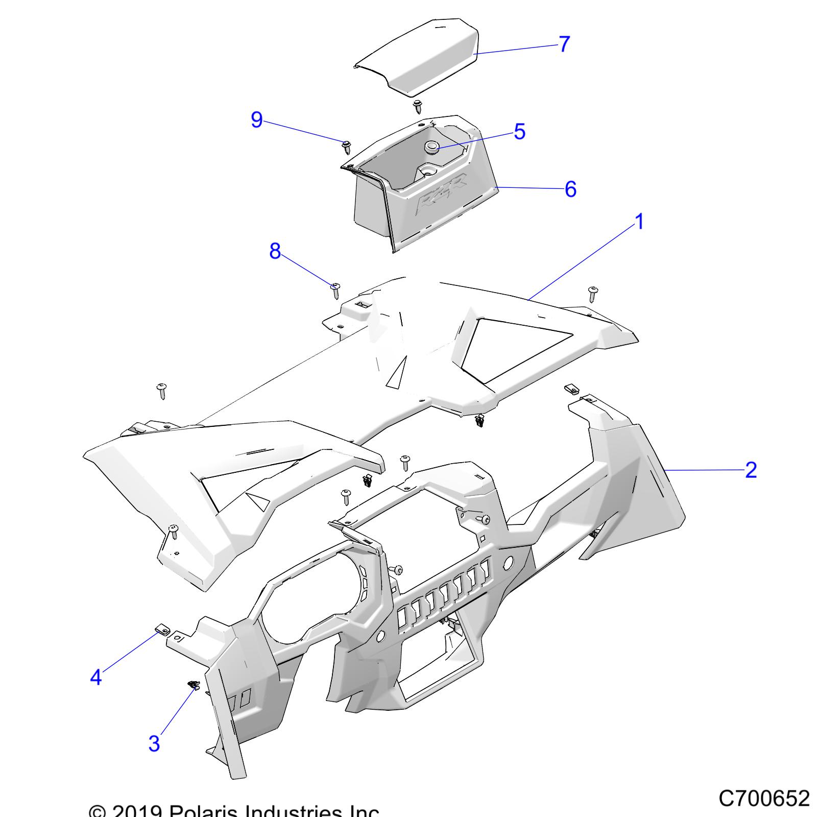 BODY, DASH - Z20NAE92KL (C700652)