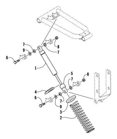 FRONT SUSPENSION SHOCK ABSORBER