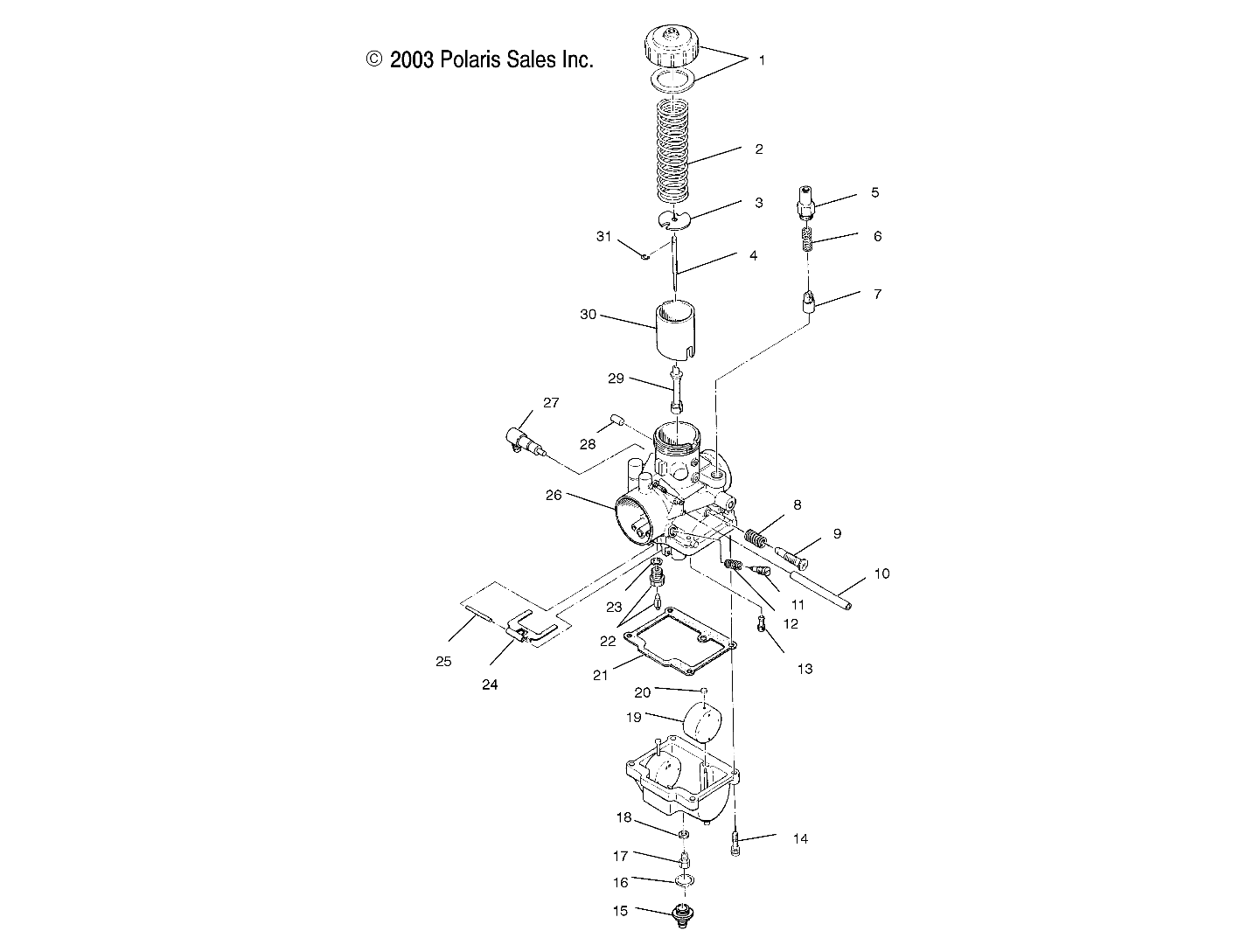 CARBURETOR - S04NT5BS/BE (4988518851C11)