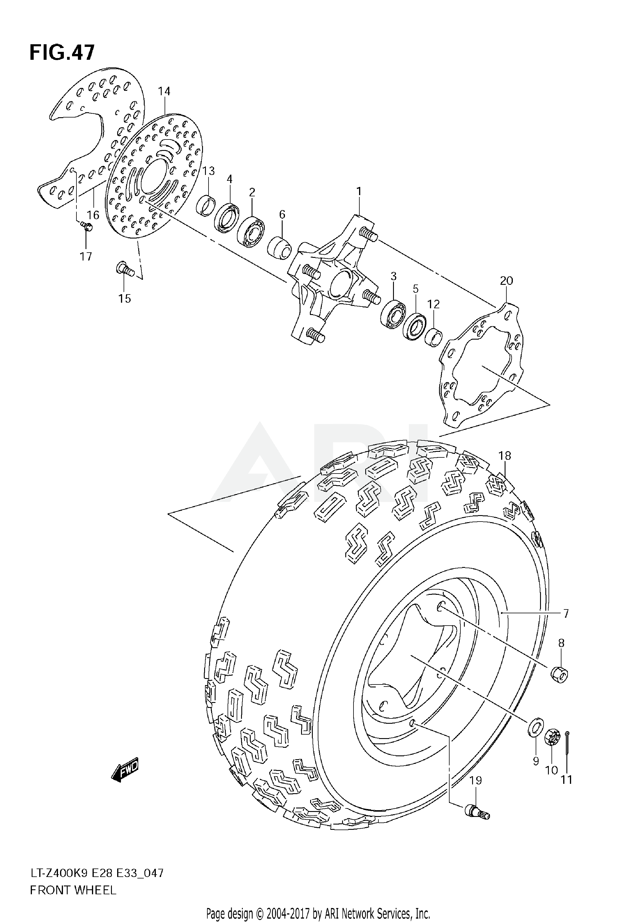 FRONT WHEEL