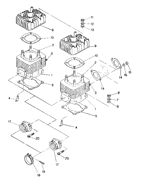 CYLINDER  Sprint E/S (4915431543023A)