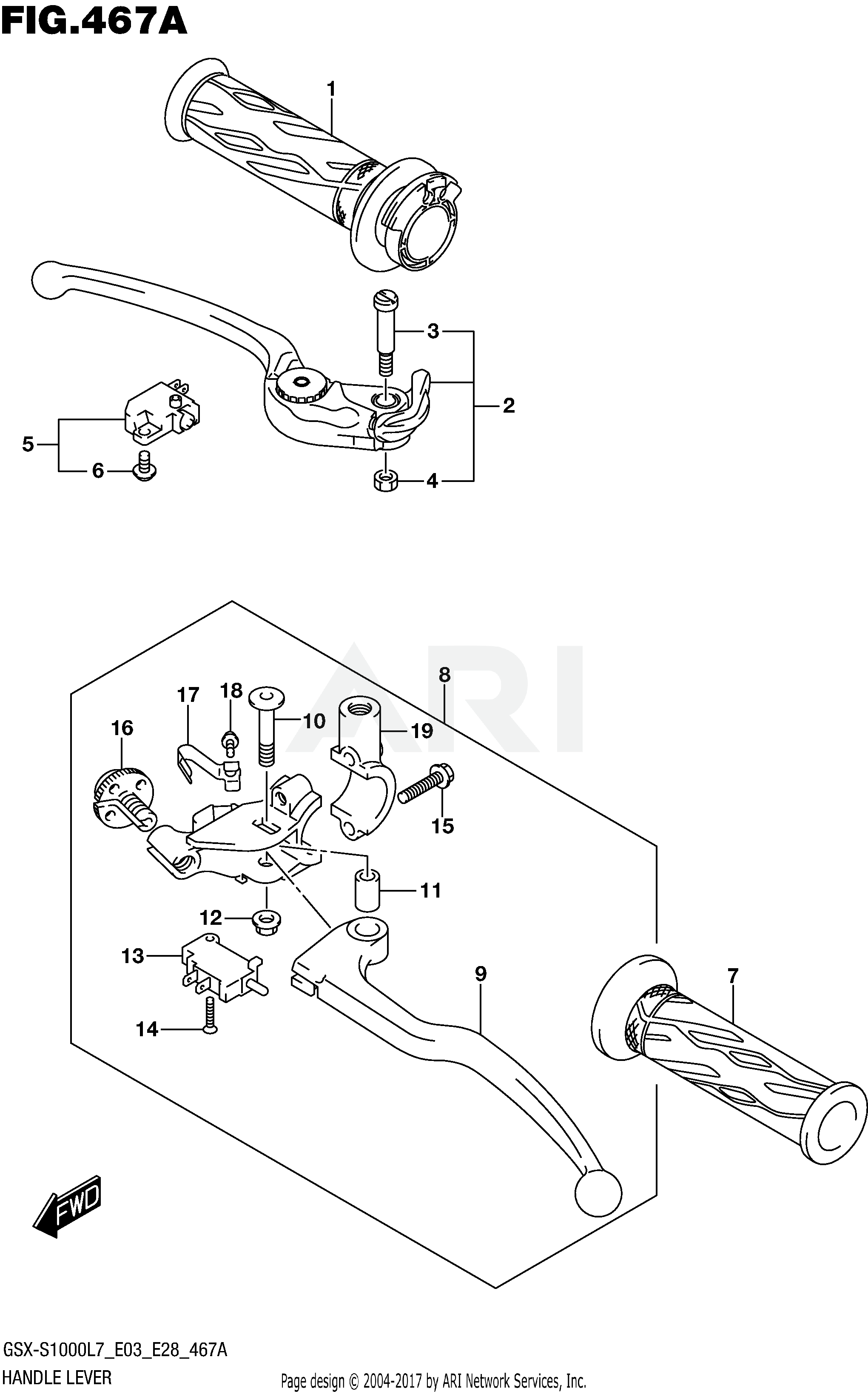 HANDLE LEVER