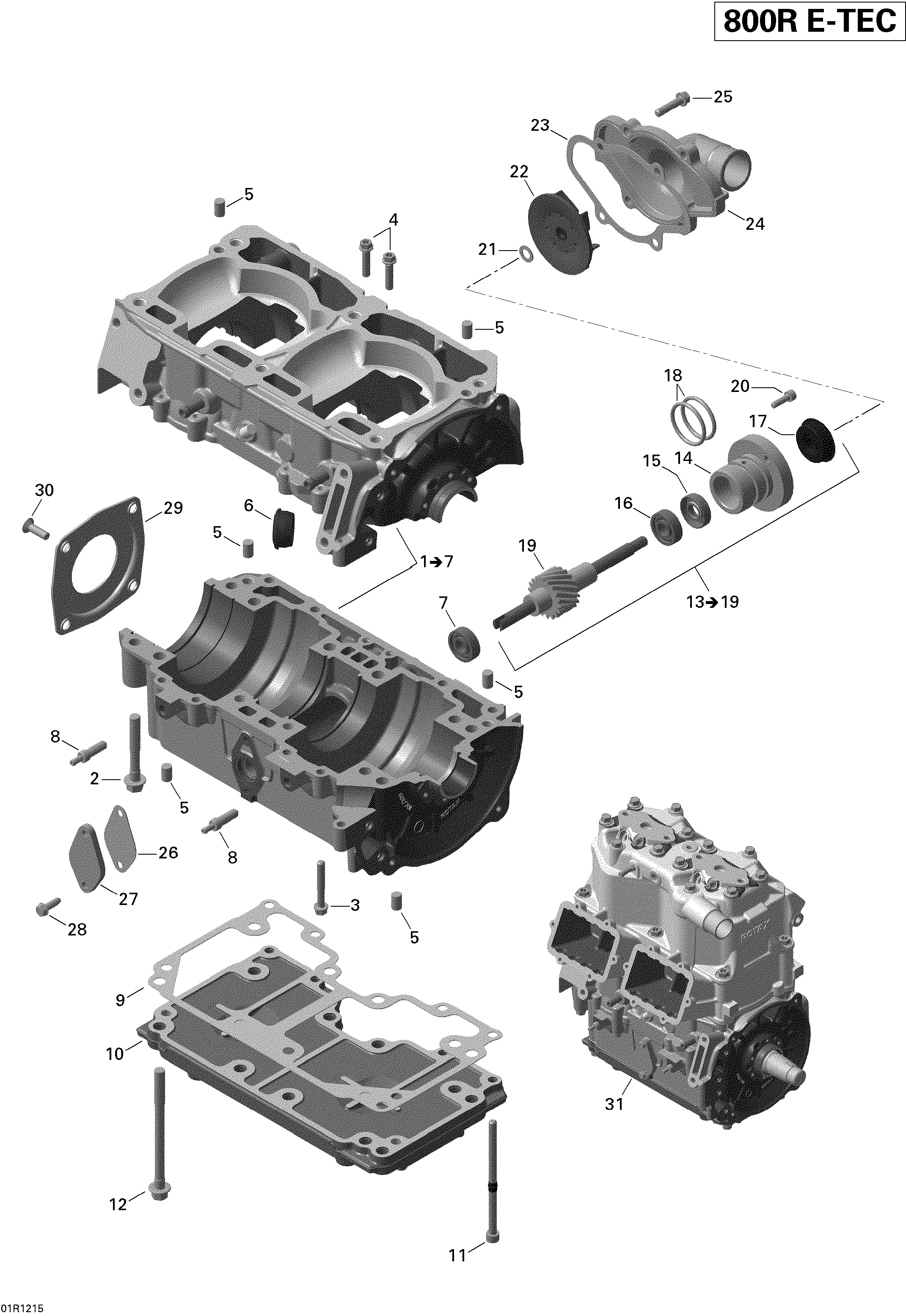 Crankcase And Water Pump _Summit