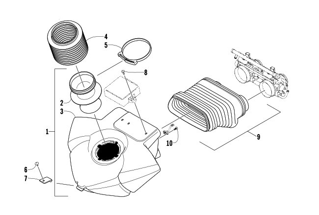 AIR SILENCER ASSEMBLY