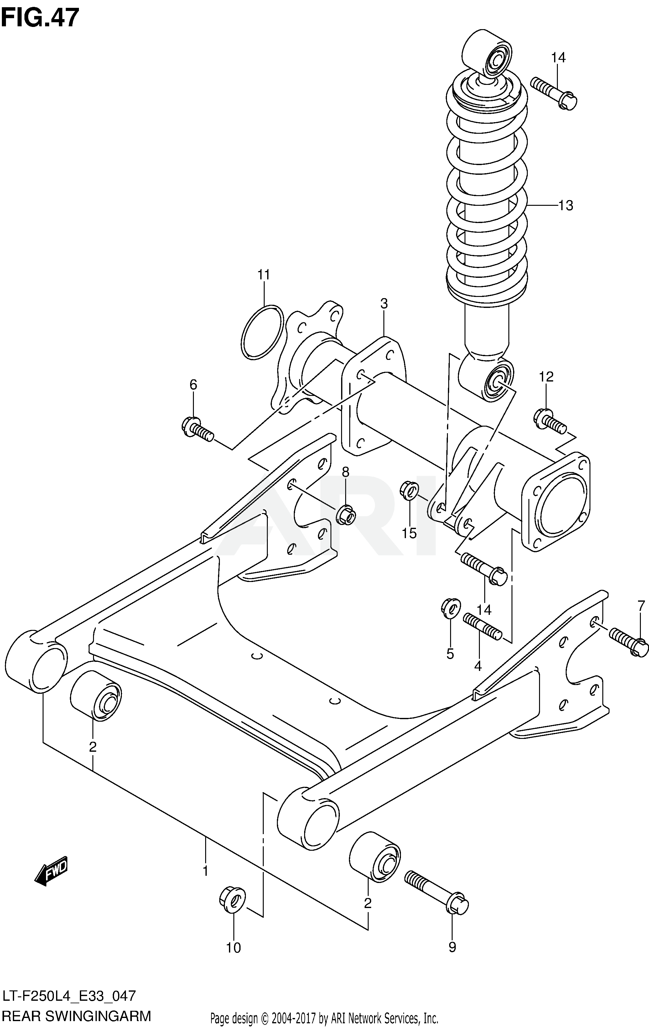 REAR SWINGINGARM