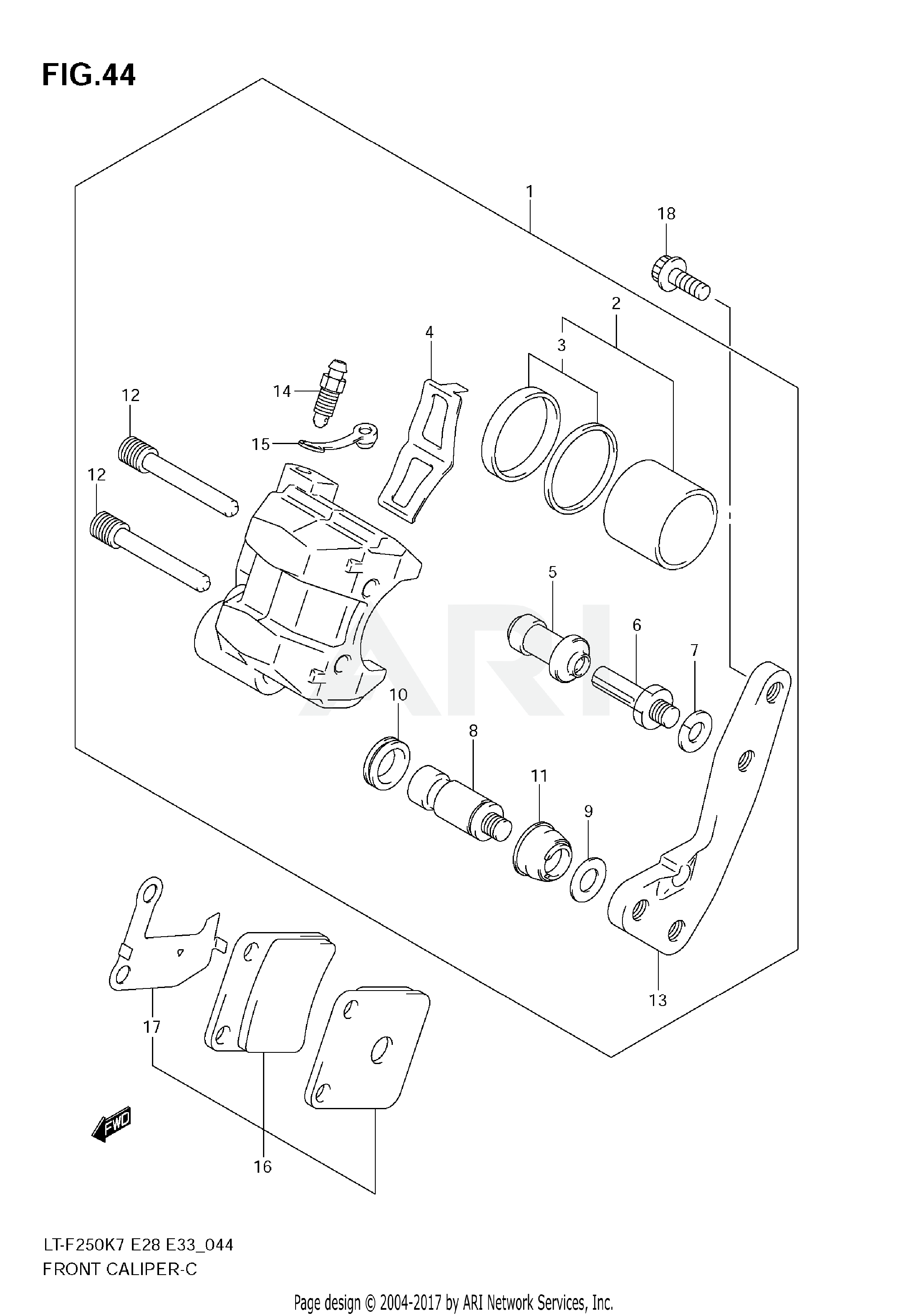 FRONT CALIPER