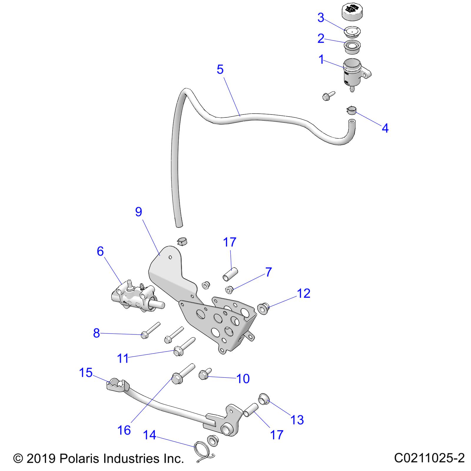 BRAKES, BRAKE PEDAL and MASTER CYLINDER - A20SGE95AK (C0211025-2)