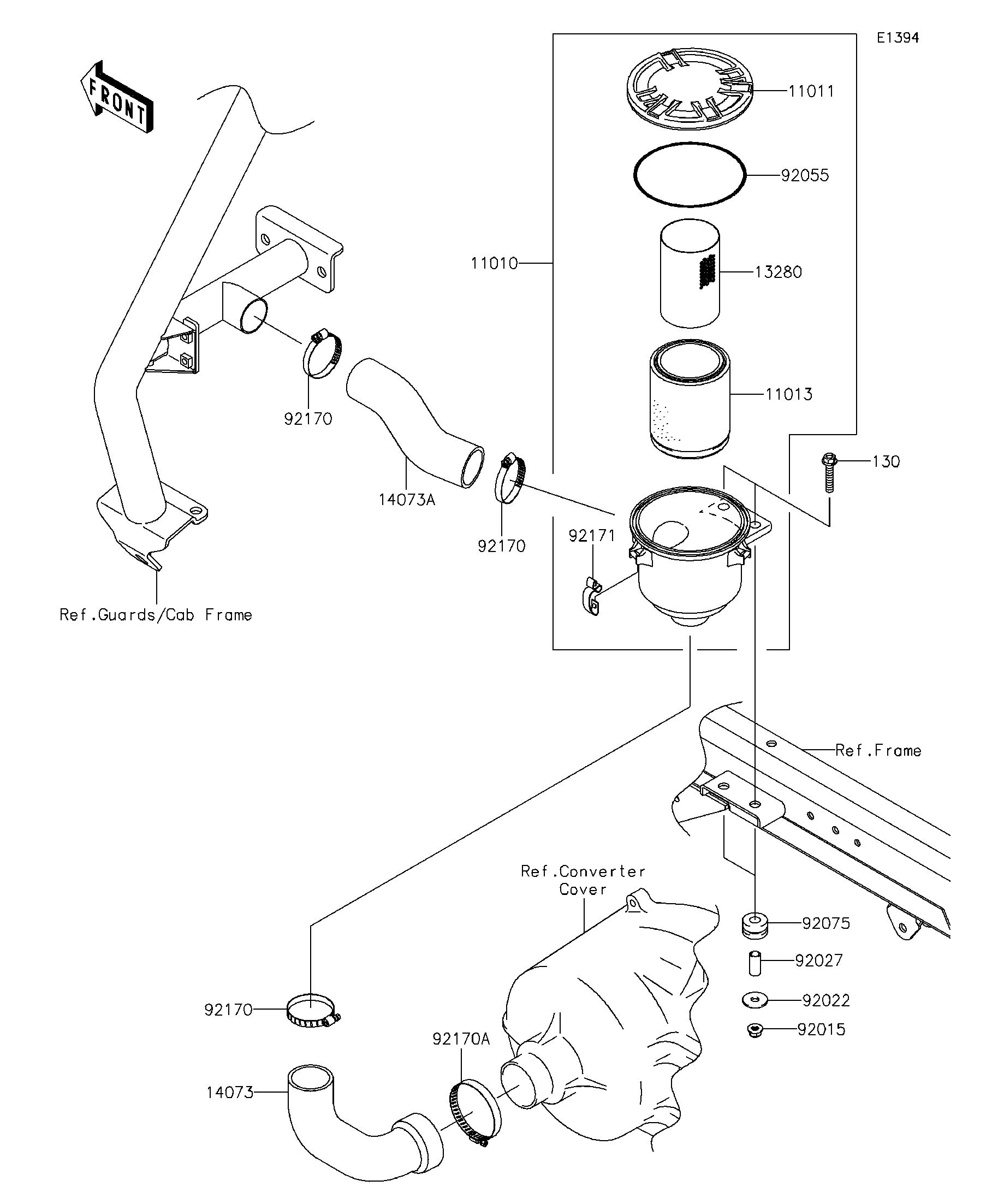 Air Cleaner-Belt Converter