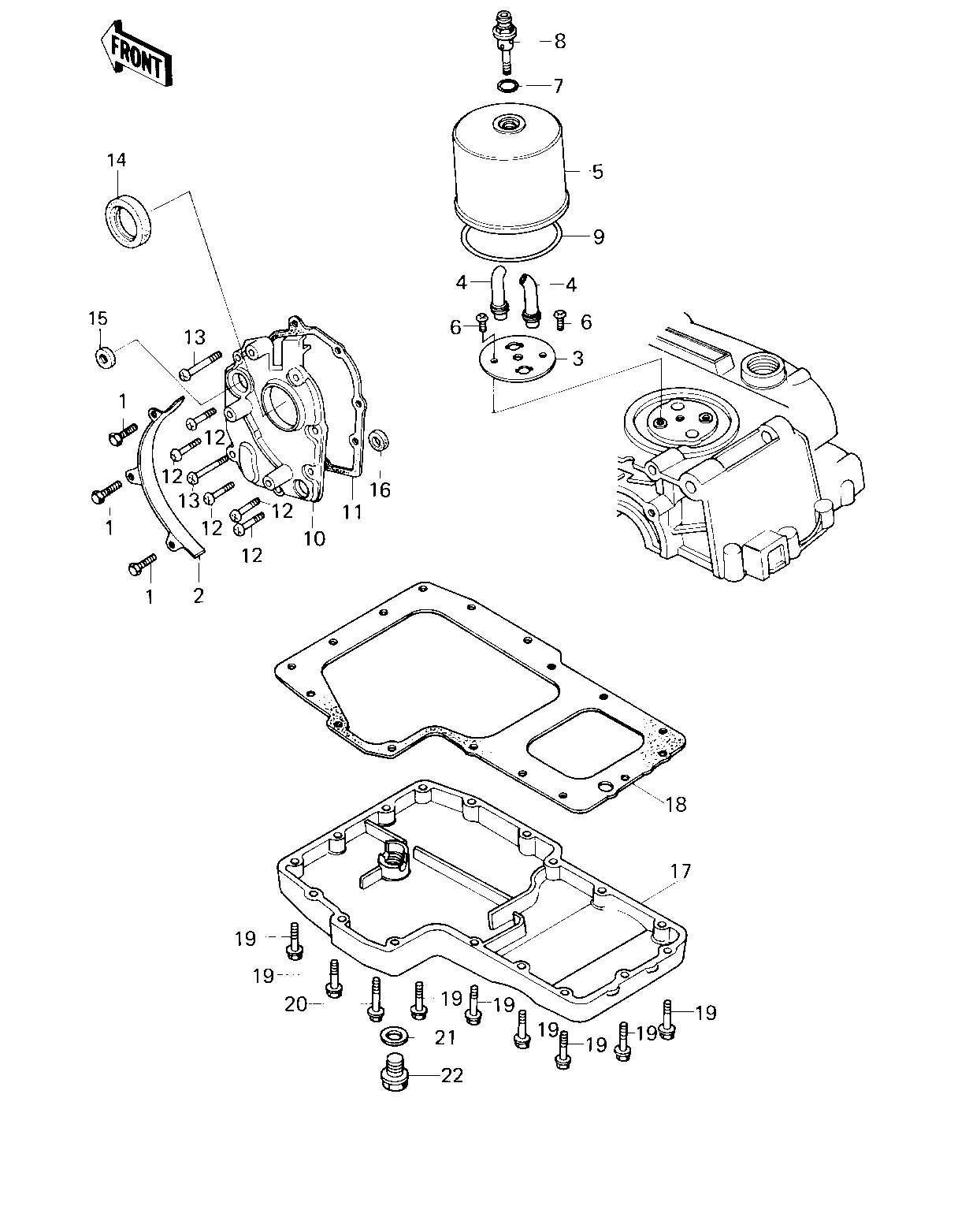 BREATHER COVER/OIL PAN