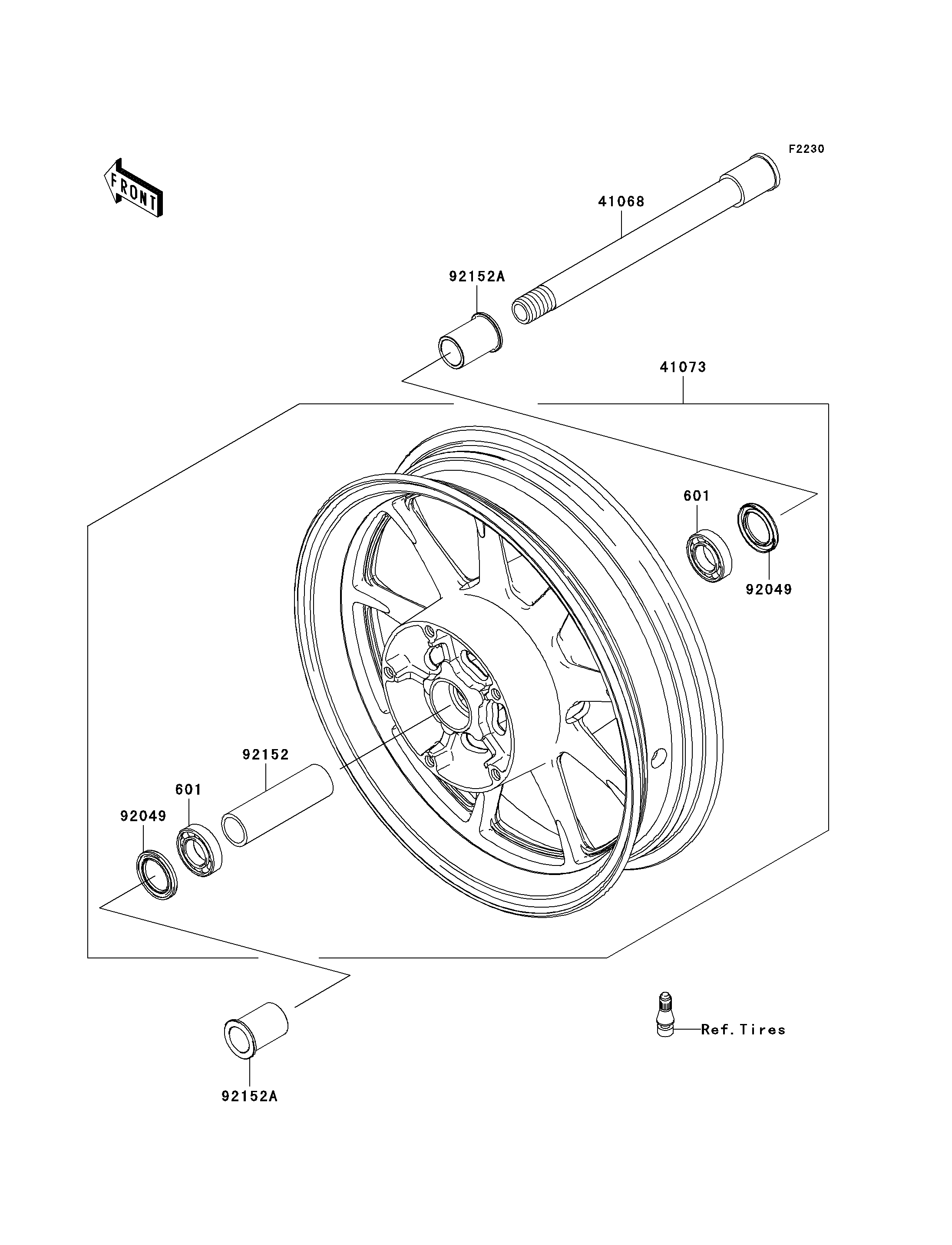 Front Wheel(E9F-EAF)