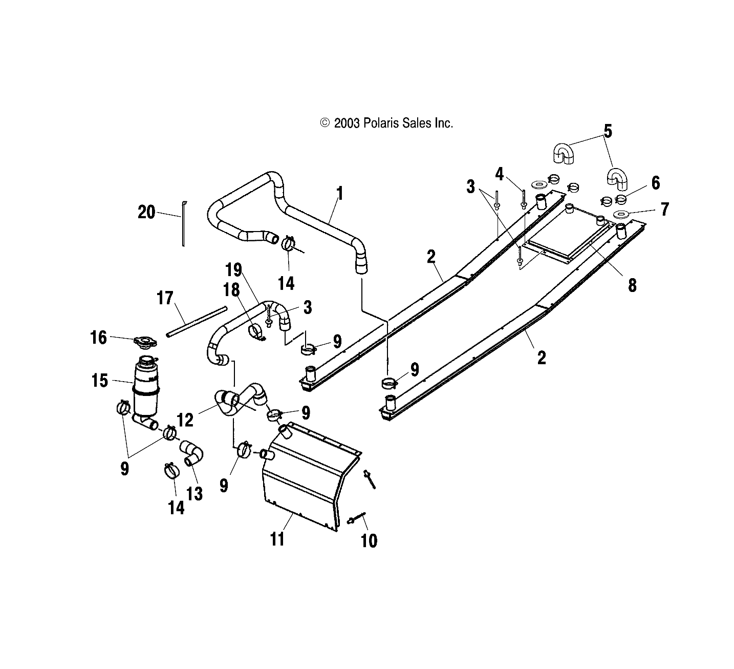 COOLING SYSTEM - S04ND4BS/BSA (4988678867B08)