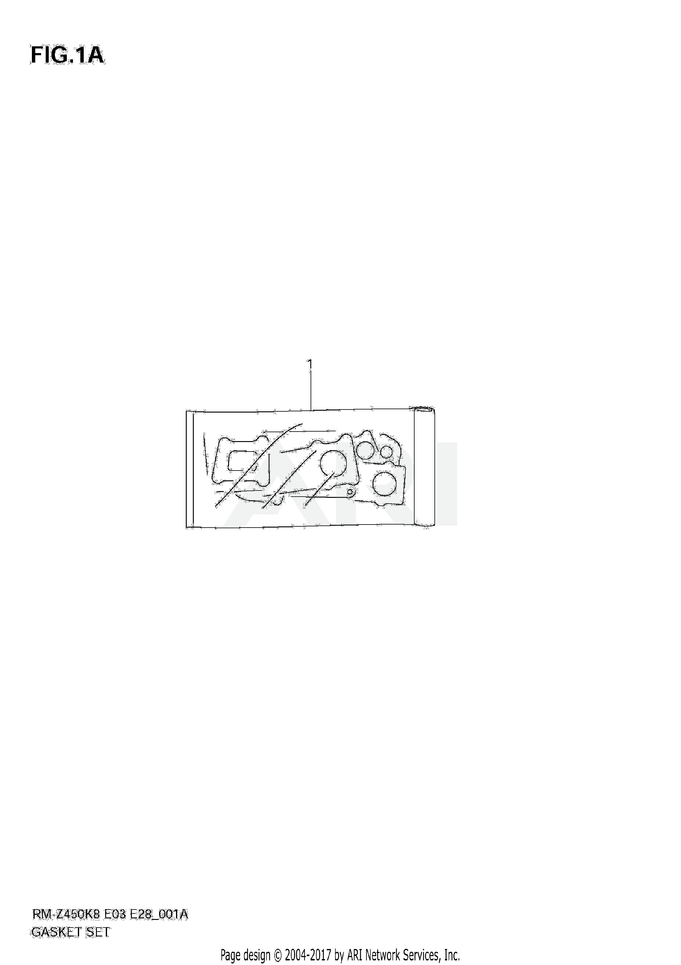 GASKET SET (RM-Z450 L1)