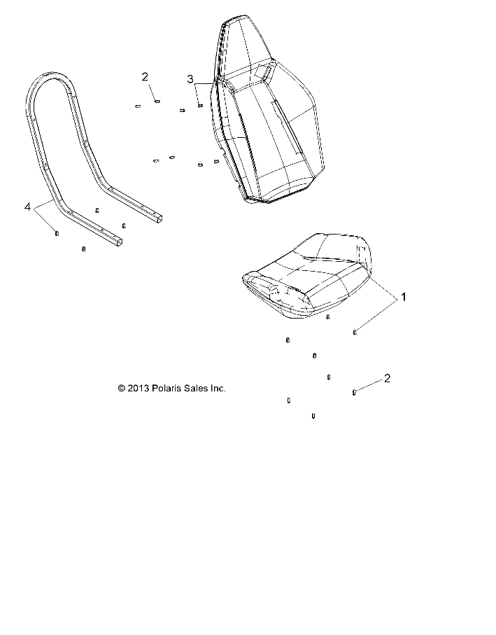 BODY, SEAT ASM. - A15DAH32EJ (49ATVSEAT14325)