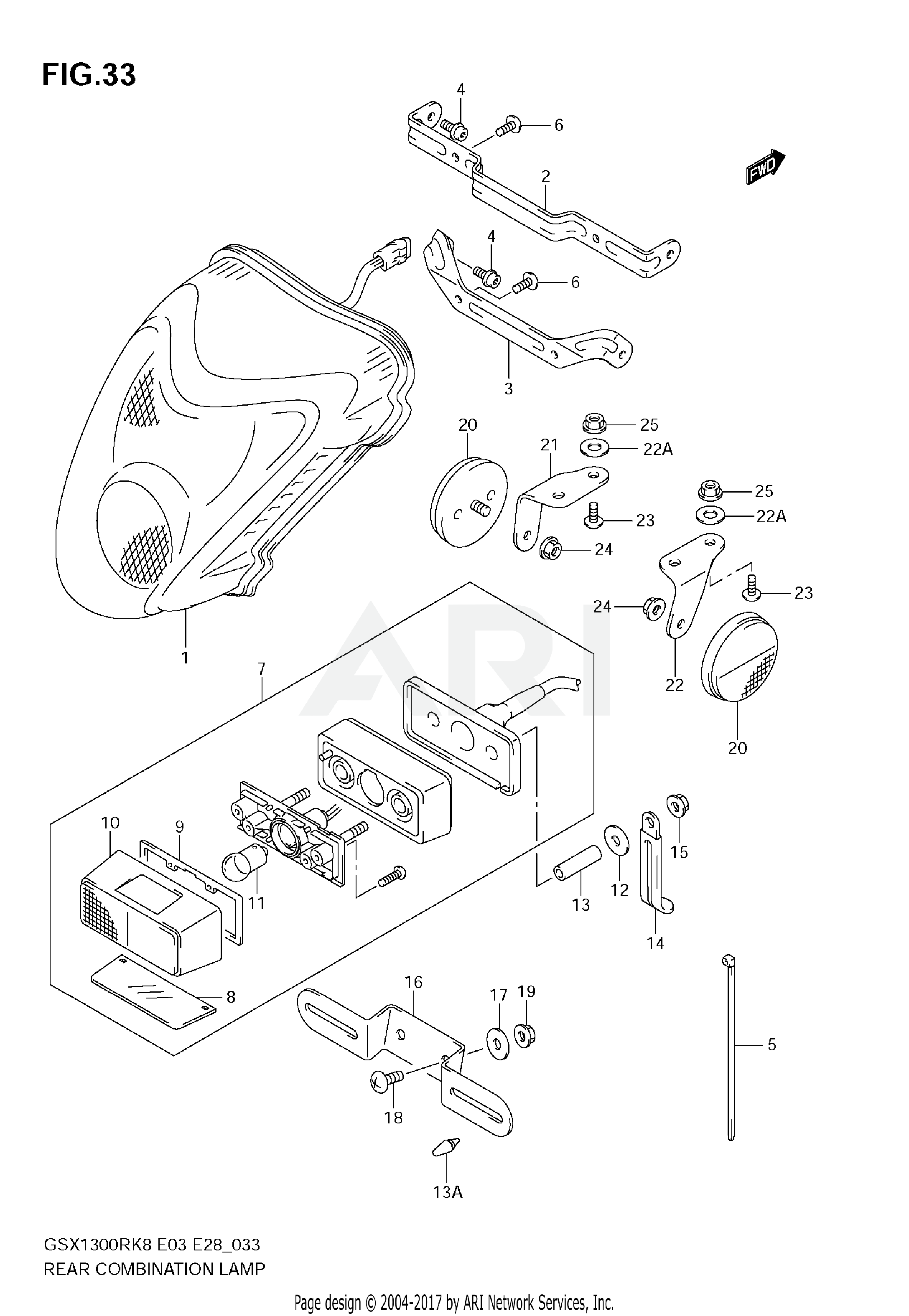 REAR COMBINATION LAMP