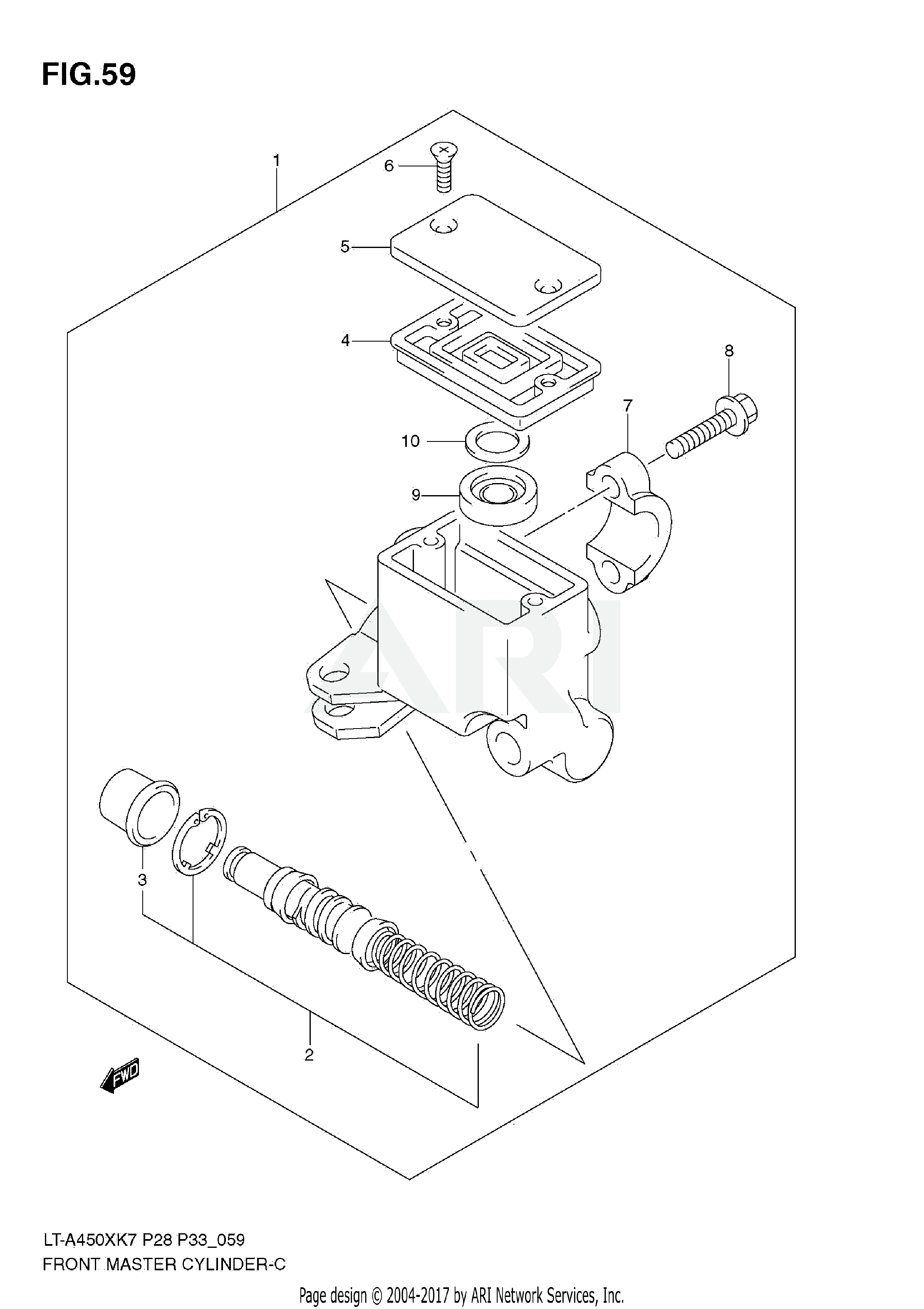 FRONT MASTER CYLINDER