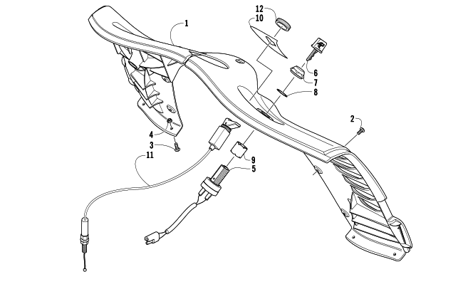 CONSOLE AND SWITCH ASSEMBLY