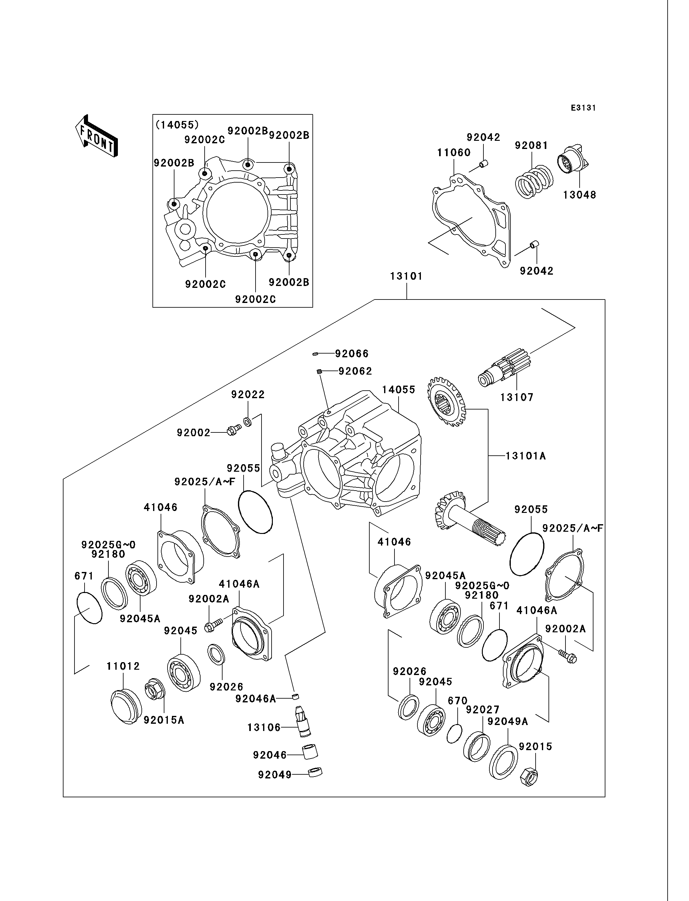 Front Bevel Gear